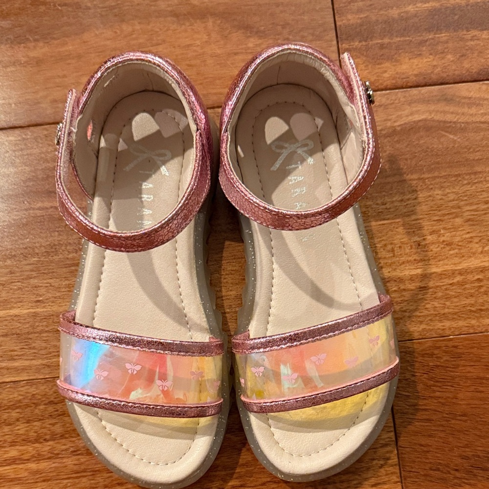 Mariana Kids Sandals in Pink and Yellow